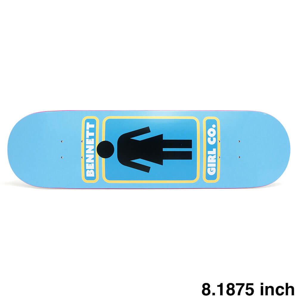 GIRL DECK ガール デッキ NIELS BENNETT 93 TIL GLOW STICKS 8.1875 スケートボード スケボー 1