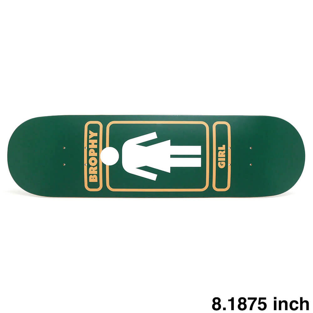 GIRL DECK ガール デッキ ANDREW BROPHY 93 TIL KHAKI 8.1875 スケートボード スケボー 1