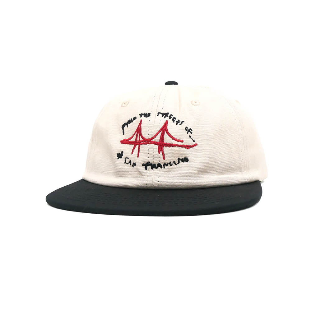 LOOP HOLE CAP  ループホール キャップ  FROM THE STREETS  CREAM/BLACK  スケートボード スケボー 