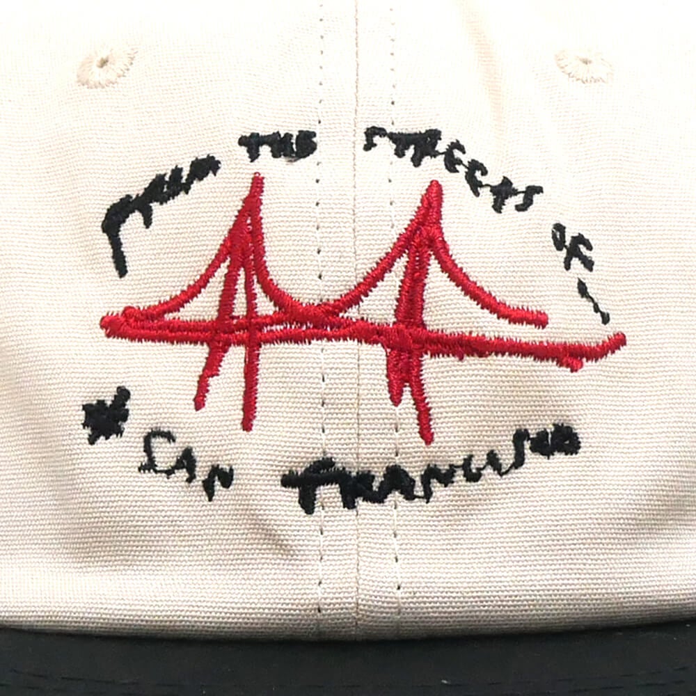 LOOP HOLE CAP  ループホール キャップ  FROM THE STREETS  CREAM/BLACK  スケートボード スケボー 4