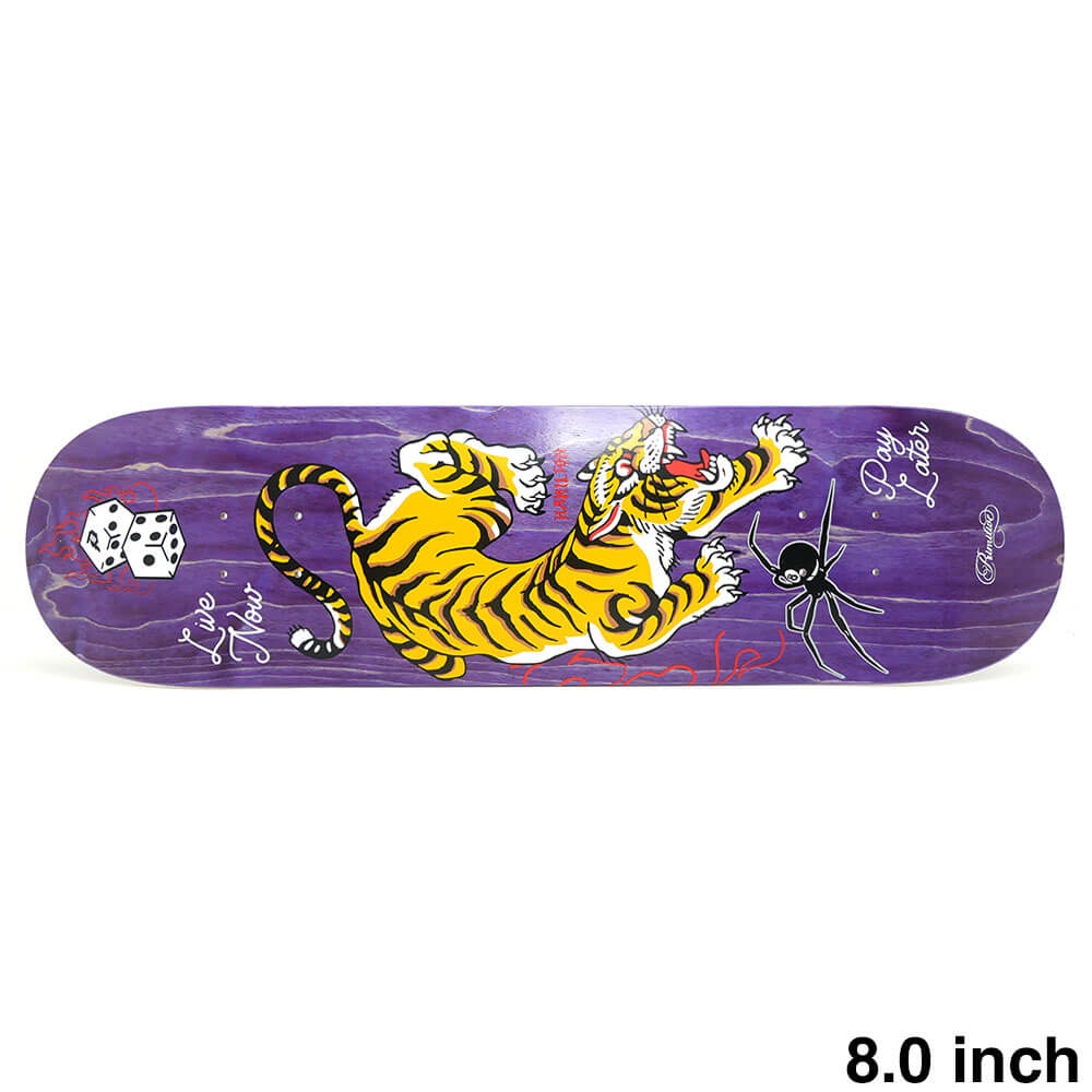 PRIMITIVE DECK プリミティブ デッキ SPENCER HAMILTON BIG CITY PURPLE STAIN 8.0 スケートボード スケボー 1