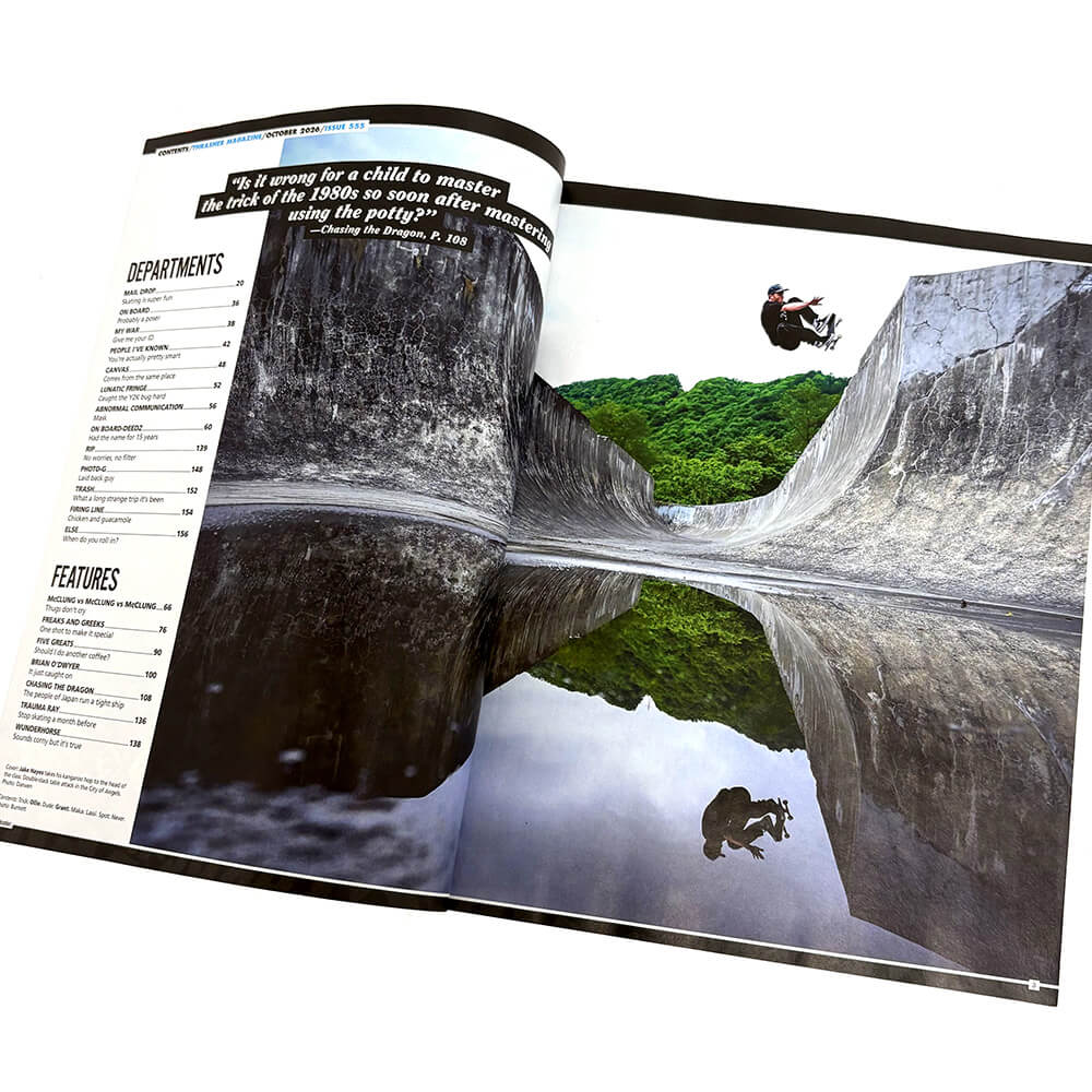 THRASHER MAGAZINE スラッシャー 雑誌 2026年10月号 スケートボード スケボー 2