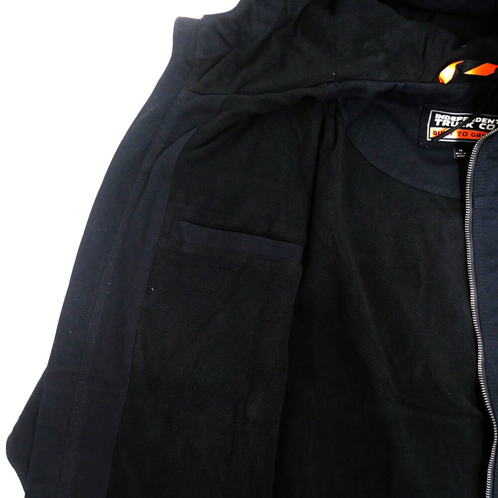 INDEPENDENT JACKET  インディペンデント  ジャケット  BUILT TO GRIND WORK  BLACK  スケートボード スケボー 4