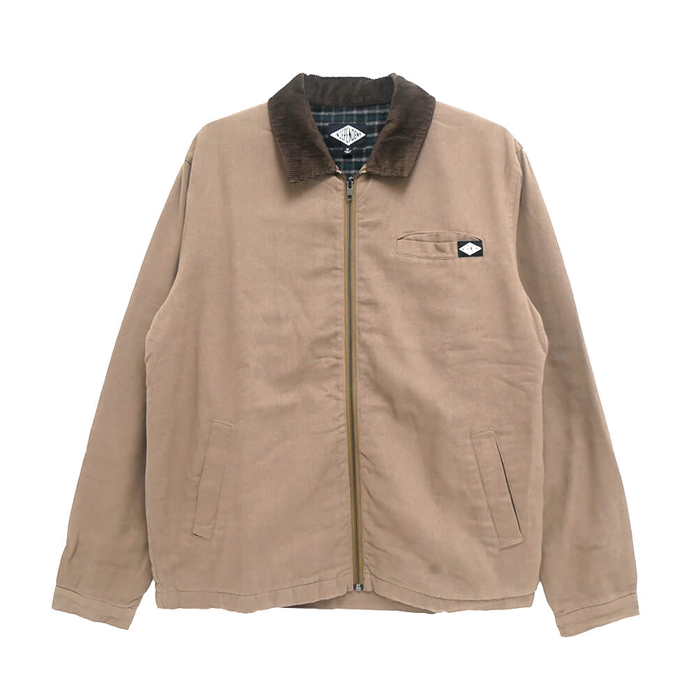 INDEPENDENT JACKET  インディペンデント  ジャケット  FREE ON THE STREET WORK  DARK SAND<br>  スケートボード スケボー 