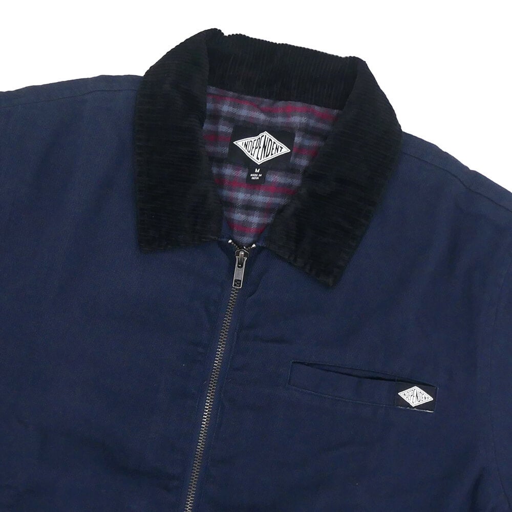 INDEPENDENT JACKET インディペンデント  ジャケット  FREE ON THE STREET WORK NAVY  スケートボード スケボー 1