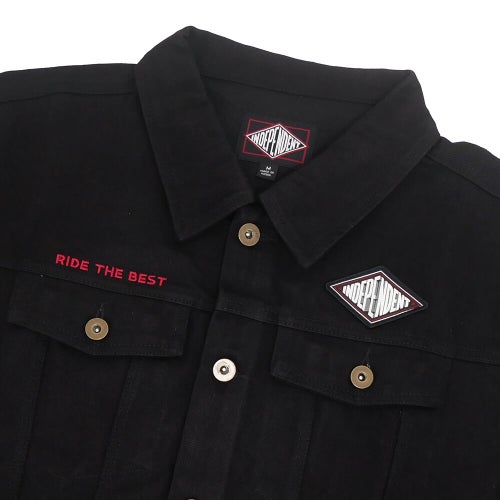 INDEPENDENT JACKET  インディペンデント  ジャケット  DEPTH SUMMIT DENIM  RAW BLACK  スケートボード スケボー 1
