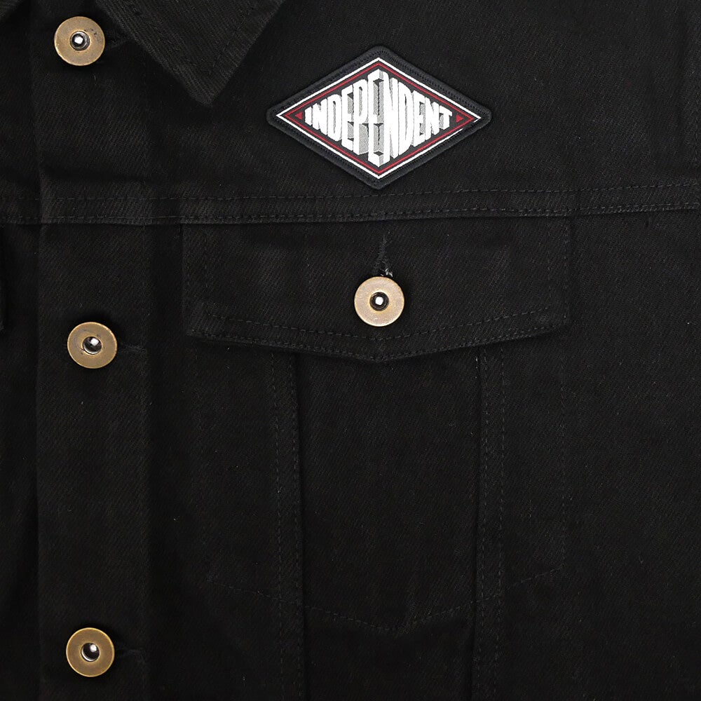 INDEPENDENT JACKET  インディペンデント  ジャケット  DEPTH SUMMIT DENIM  RAW BLACK  スケートボード スケボー 2