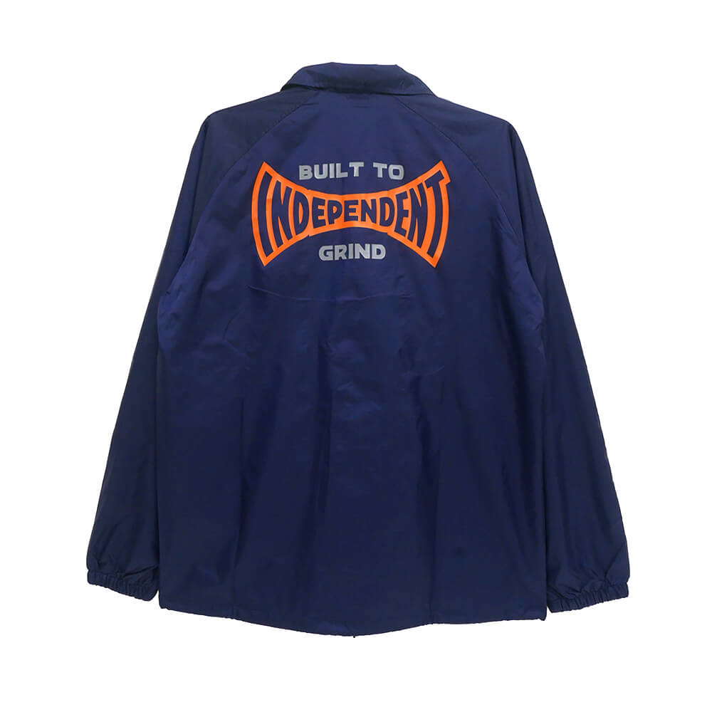 INDEPENDENT JACKET インディペンデント  ジャケット  BUILT TO GRIND SPAN WINDBREAKER  DEEP NAVY  スケートボード スケボー 
