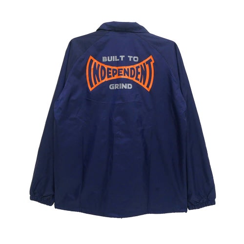 INDEPENDENT JACKET インディペンデント  ジャケット  BUILT TO GRIND SPAN WINDBREAKER  DEEP NAVY  スケートボード スケボー 