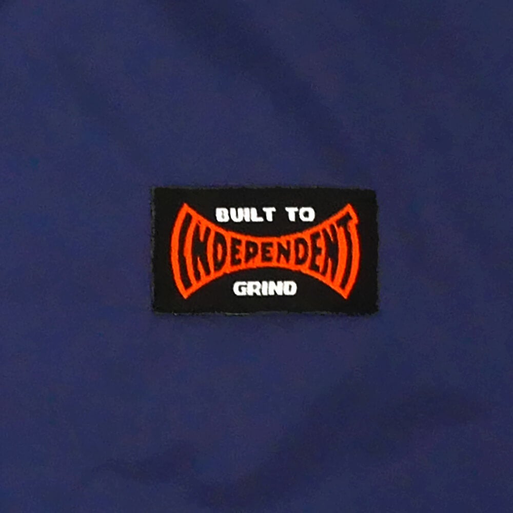 INDEPENDENT JACKET インディペンデント  ジャケット  BUILT TO GRIND SPAN WINDBREAKER  DEEP NAVY  スケートボード スケボー 3