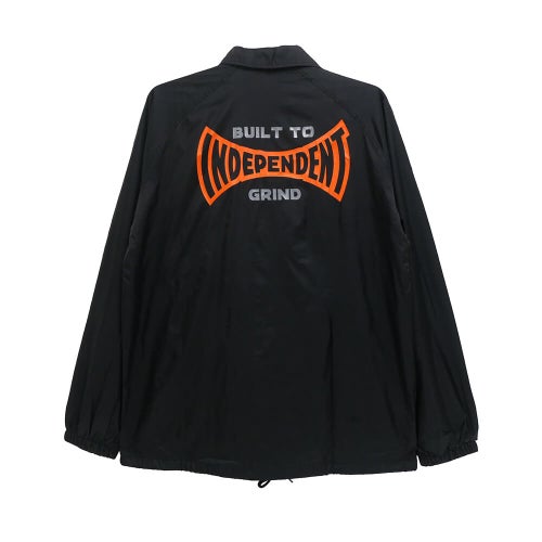 INDEPENDENT JACKET  インディペンデント  ジャケット  BUILT TO GRIND SPAN WINDBREAKER  BLACK  スケートボード スケボー 