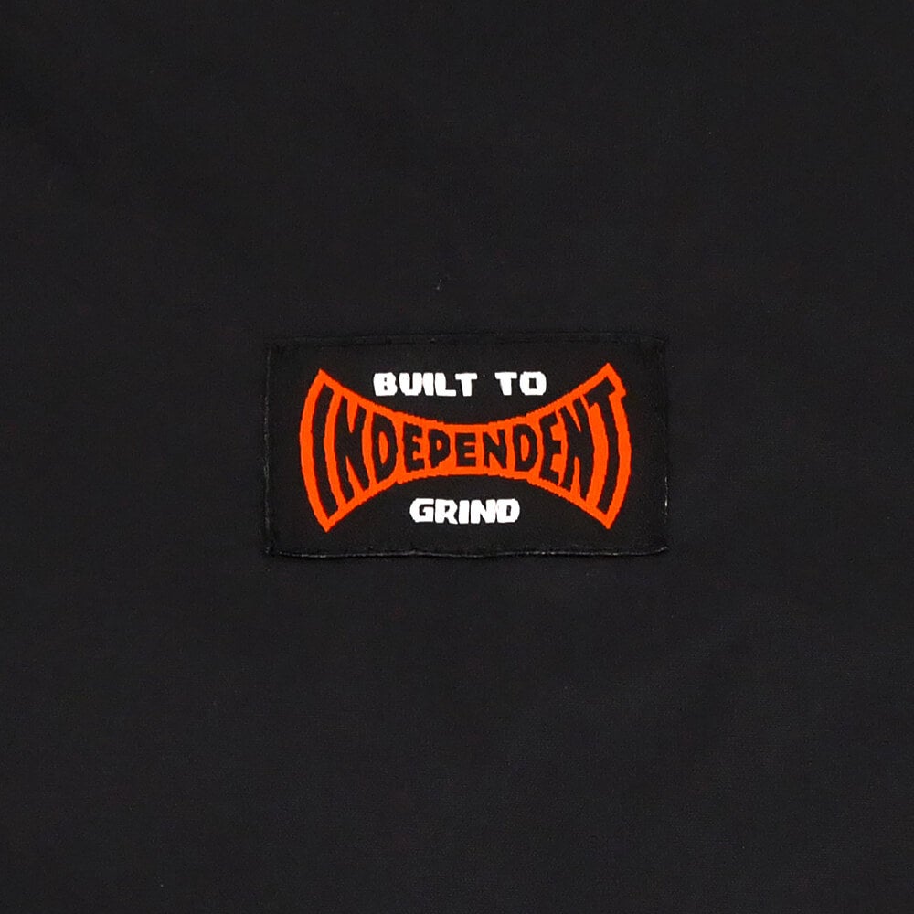 INDEPENDENT JACKET  インディペンデント  ジャケット  BUILT TO GRIND SPAN WINDBREAKER  BLACK  スケートボード スケボー 3