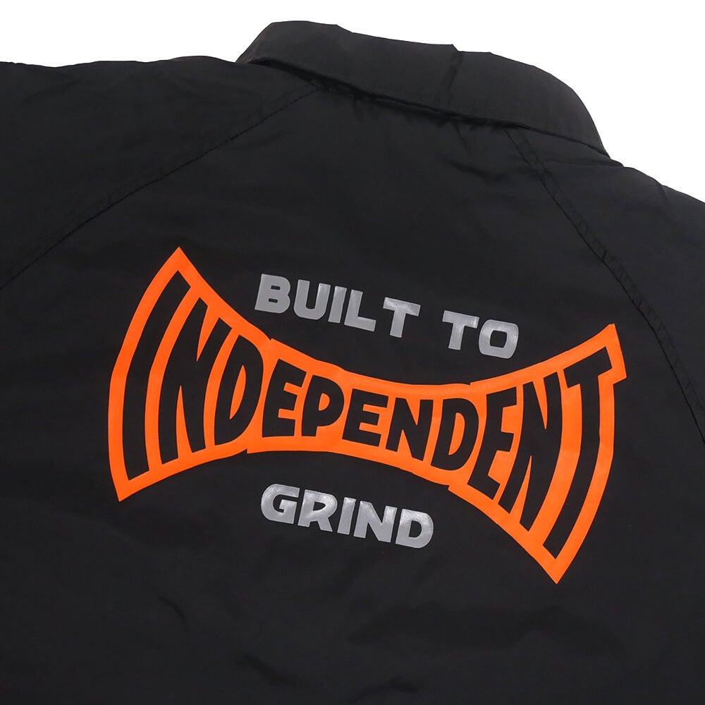 INDEPENDENT JACKET  インディペンデント  ジャケット  BUILT TO GRIND SPAN WINDBREAKER  BLACK  スケートボード スケボー 7