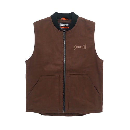 INDEPENDENT JACKET  インディペンデント  ジャケット  BUILT TO GRIND VEST  CHOCOLATE  スケートボード スケボー 