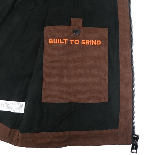 INDEPENDENT JACKET  インディペンデント  ジャケット  BUILT TO GRIND VEST  CHOCOLATE  スケートボード スケボー 6