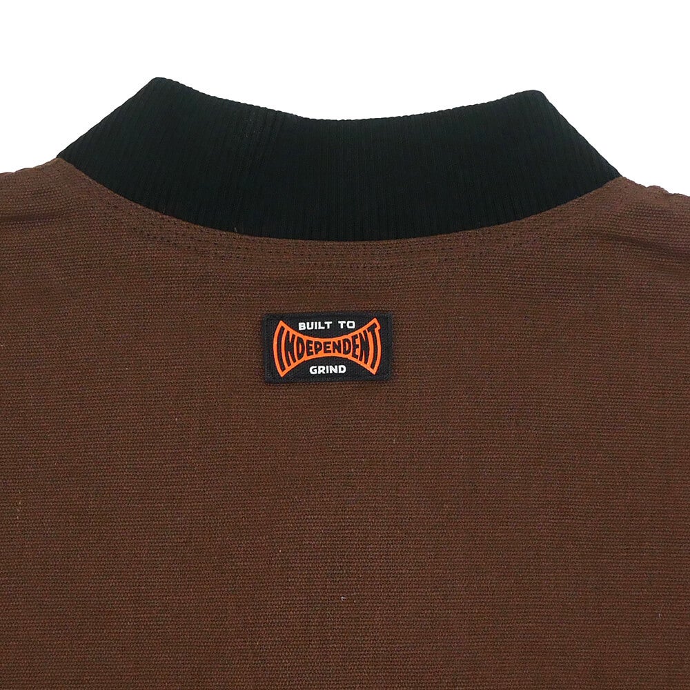 INDEPENDENT JACKET  インディペンデント  ジャケット  BUILT TO GRIND VEST  CHOCOLATE  スケートボード スケボー 7