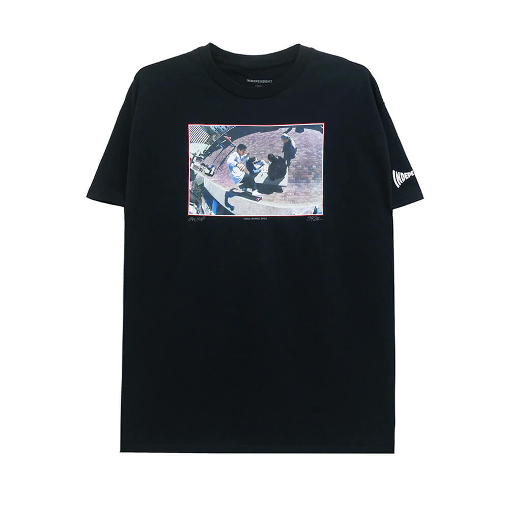 INDEPENDENT T-SHIRT  インディペンデント  Tシャツ  CABALLERO CHINA BANK BLACK  スケートボード スケボー 