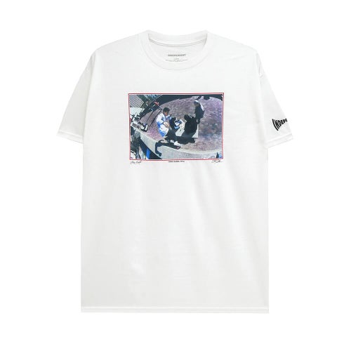 INDEPENDENT T-SHIRT  インディペンデント  Tシャツ  CABALLERO CHINA BANKS  WHITE スケートボード スケボー 