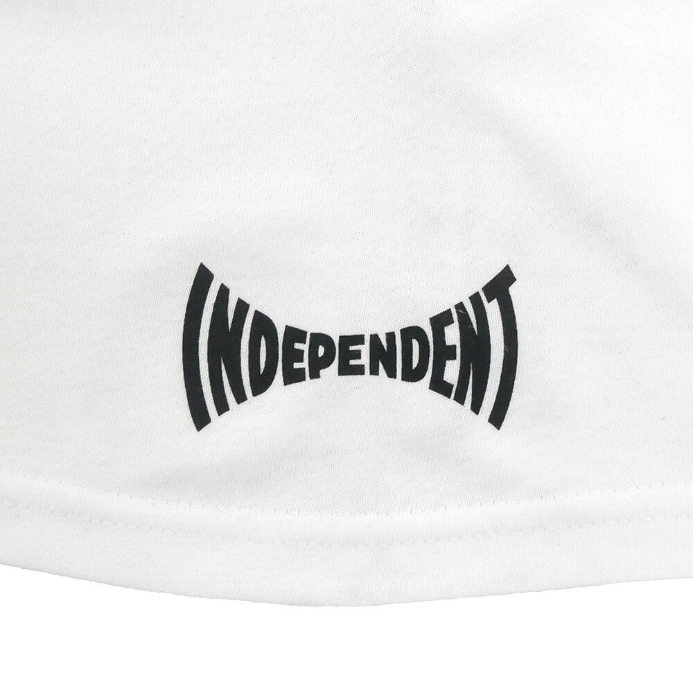 INDEPENDENT T-SHIRT  インディペンデント  Tシャツ  CABALLERO CHINA BANKS  WHITE スケートボード スケボー 2