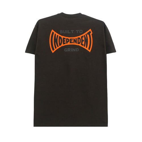 INDEPENDENT T-SHIRT  インディペンデント  Tシャツ  BUILT TO GRIND SPAN  DARK CHOCOLATE  スケートボード スケボー 