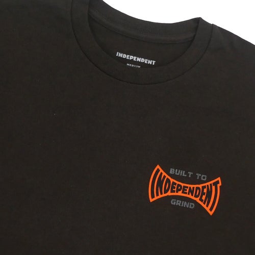 INDEPENDENT T-SHIRT  インディペンデント  Tシャツ  BUILT TO GRIND SPAN  DARK CHOCOLATE  スケートボード スケボー 2