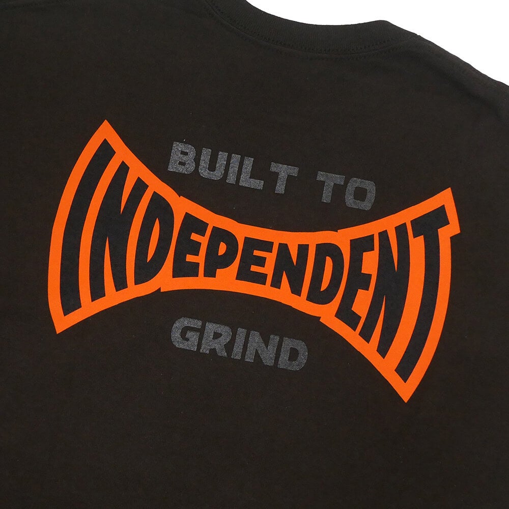 INDEPENDENT T-SHIRT  インディペンデント  Tシャツ  BUILT TO GRIND SPAN  DARK CHOCOLATE  スケートボード スケボー 3