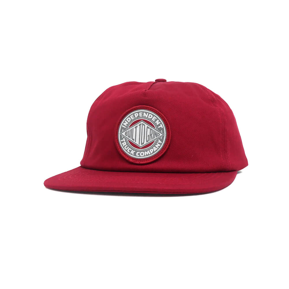 INDEPENDENT CAP  インディペンデント  キャップ BTG SUMMIT SNAPBACK  CARDINAL スケートボード スケボー 