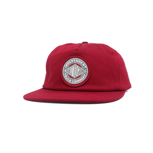INDEPENDENT CAP  インディペンデント  キャップ BTG SUMMIT SNAPBACK  CARDINAL スケートボード スケボー 