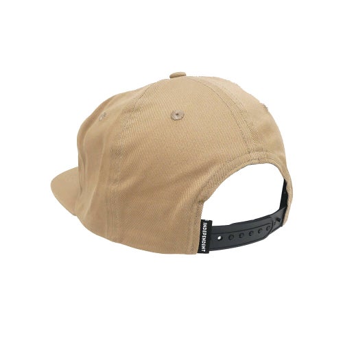 INDEPENDENT CAP  インディペンデント  キャップ  BAR LOGO SNAPBACK  KHAKI<br> スケートボード スケボー 2