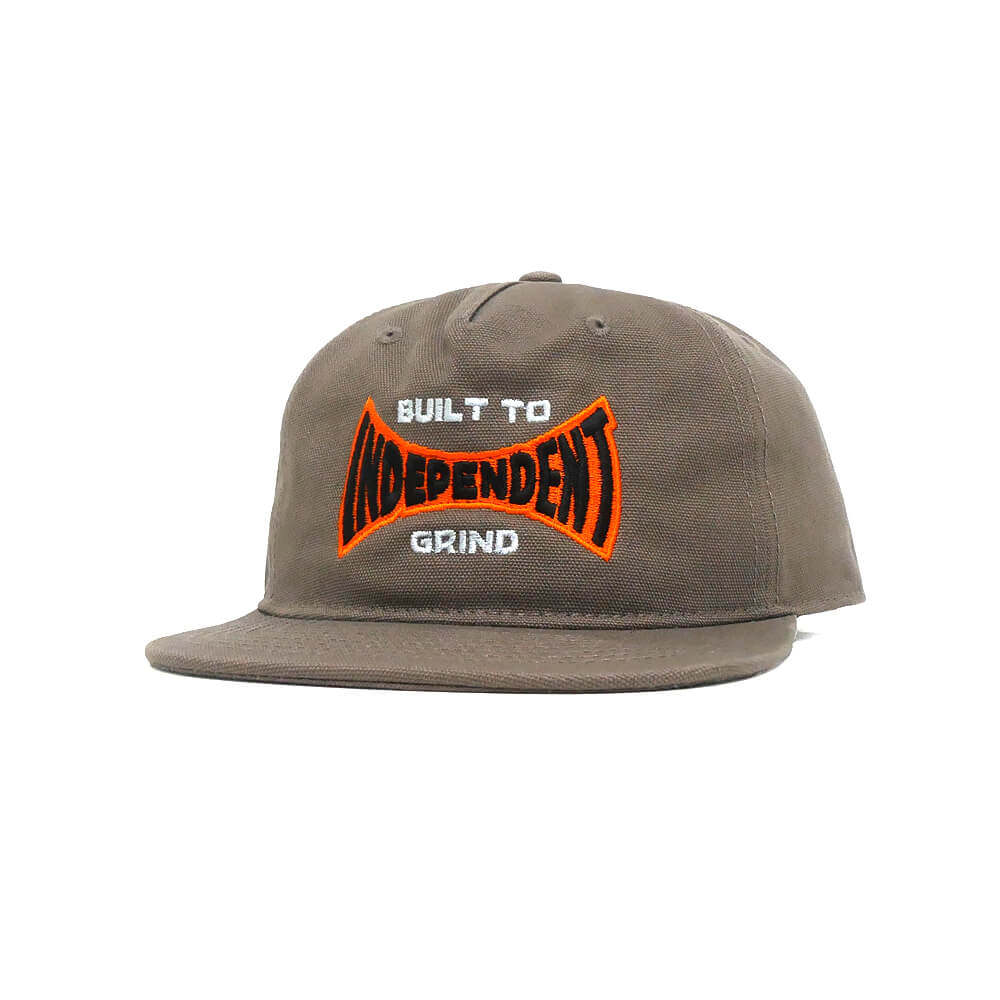 INDEPENDENT CAP  インディペンデント  キャップ  BUILT TO GRIND SPAN SNAPBACK  WALNUT スケートボード スケボー 