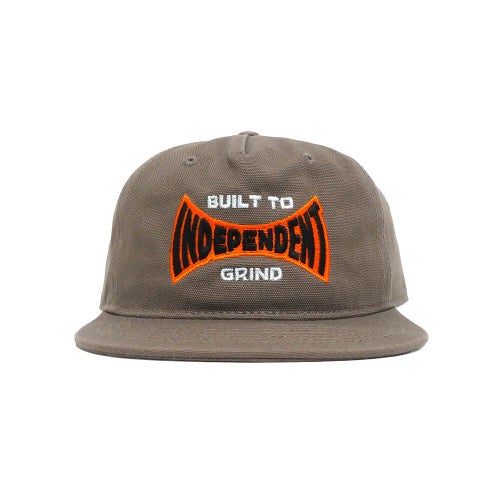 INDEPENDENT CAP  インディペンデント  キャップ  BUILT TO GRIND SPAN SNAPBACK  WALNUT スケートボード スケボー 1