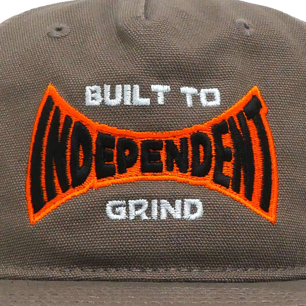 INDEPENDENT CAP  インディペンデント  キャップ  BUILT TO GRIND SPAN SNAPBACK  WALNUT スケートボード スケボー 4