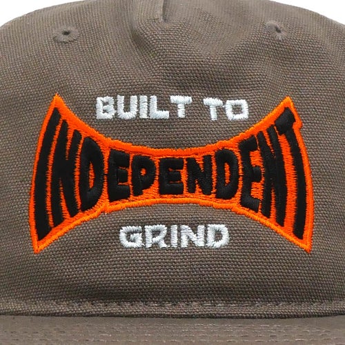 INDEPENDENT CAP  インディペンデント  キャップ  BUILT TO GRIND SPAN SNAPBACK  WALNUT スケートボード スケボー 4