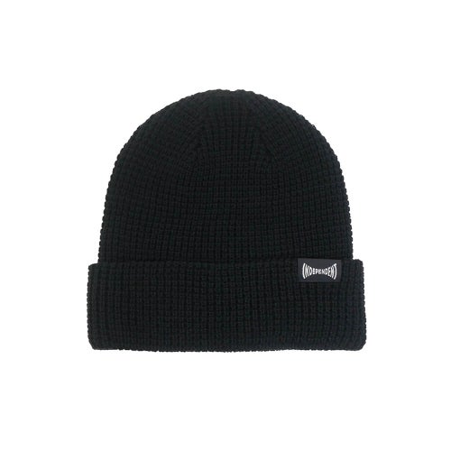 INDEPENDENT KNITCAP  インディペンデント ニットキャップ  BUILT TO GRIND WAFFLE BEANIE  BLACK  スケートボード スケボー 