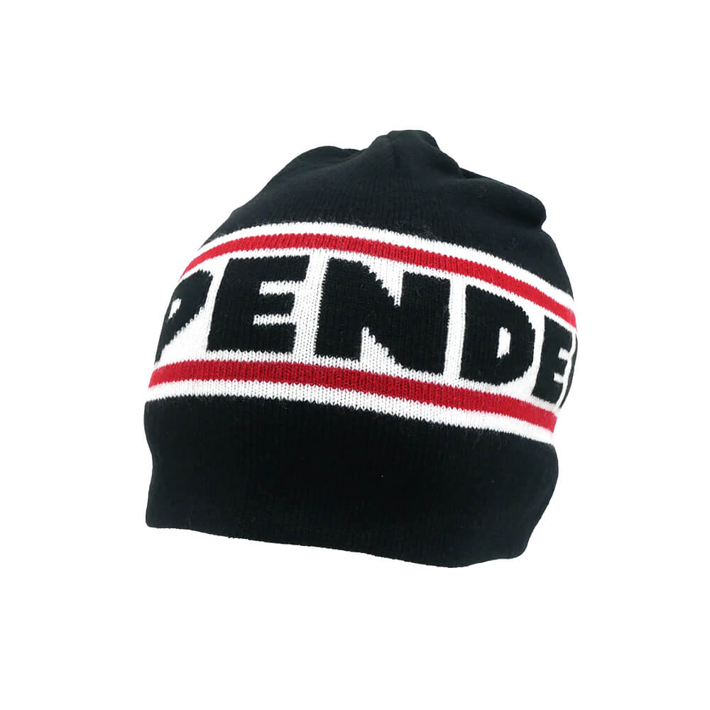 INDEPENDENT KNITCAP  インディペンデント  ニットキャップ  BAR LOGO SKULL BEANIE  BLACK  スケートボード スケボー 1
