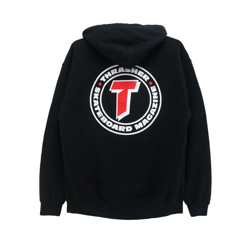 THRASHER HOOD スラッシャー パーカー NUMBER 1 REDUX BLACK（US企画）  スケートボード スケボー 