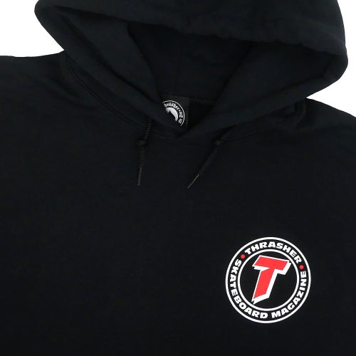 THRASHER HOOD スラッシャー パーカー NUMBER 1 REDUX BLACK（US企画）  スケートボード スケボー 2