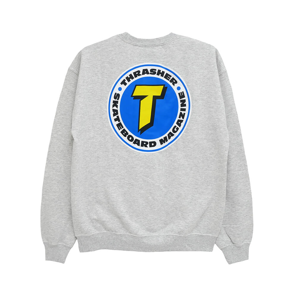 THRASHER CREW SWEAT スラッシャー トレーナー NUMBER 1 REDUX ASH（US企画） スケートボード スケボー