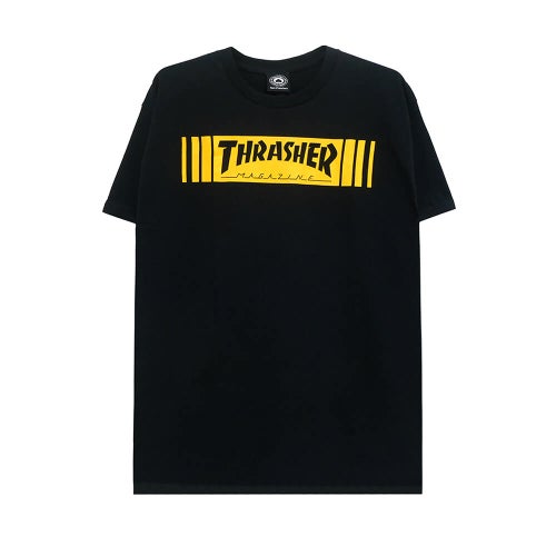 THRASHER T-SHIRT スラッシャー Tシャツ BAR BLACK（US企画）スケートボードスケボー