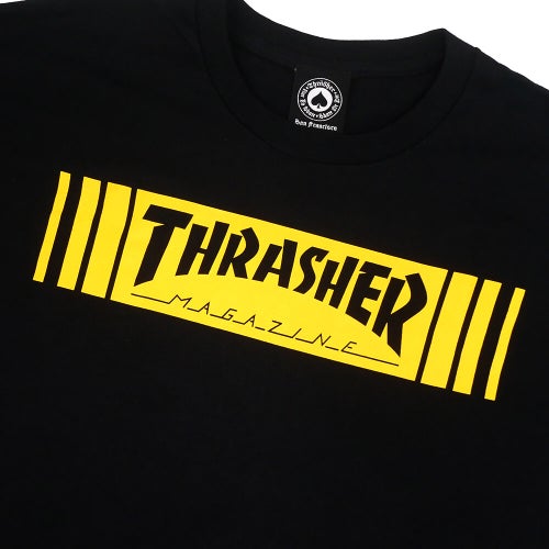 THRASHER T-SHIRT スラッシャー Tシャツ BAR BLACK（US企画）スケートボードスケボー 2