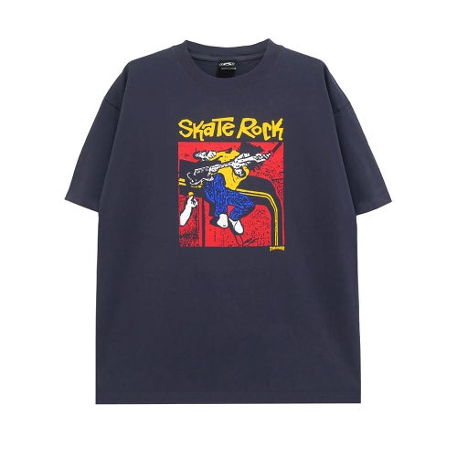 THRASHER T-SHIRT スラッシャー Tシャツ SKATE ROCK VOL2 VINTAGE NAVY（US企画）スケートボードスケボー