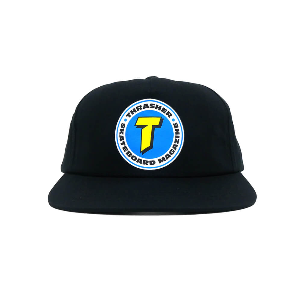 THRASHER CAP スラッシャー キャップ NUMBER 1 REDUX SNAPBACK BLACK（US企画） スケートボード スケボー 1