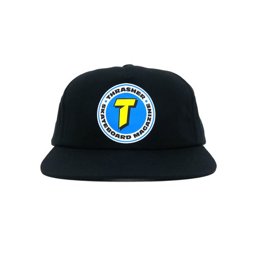 THRASHER CAP スラッシャー キャップ NUMBER 1 REDUX SNAPBACK BLACK（US企画） スケートボード スケボー 1