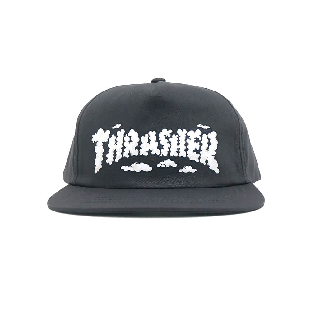THRASHER CAP スラッシャー キャップ CLOUDS BY SPANKY SNAPBACK CHARCOAL（US企画） スケートボード スケボー1