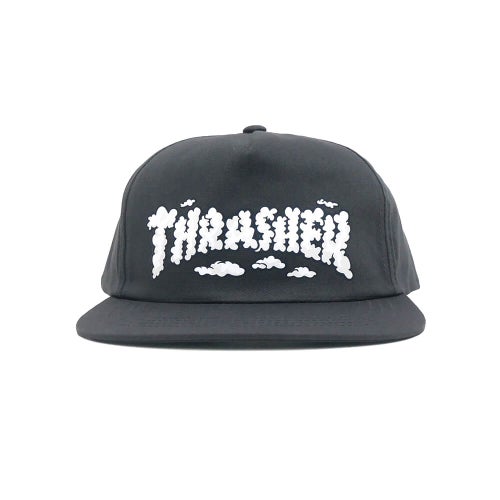 THRASHER CAP スラッシャー キャップ CLOUDS BY SPANKY SNAPBACK CHARCOAL（US企画） スケートボード スケボー1