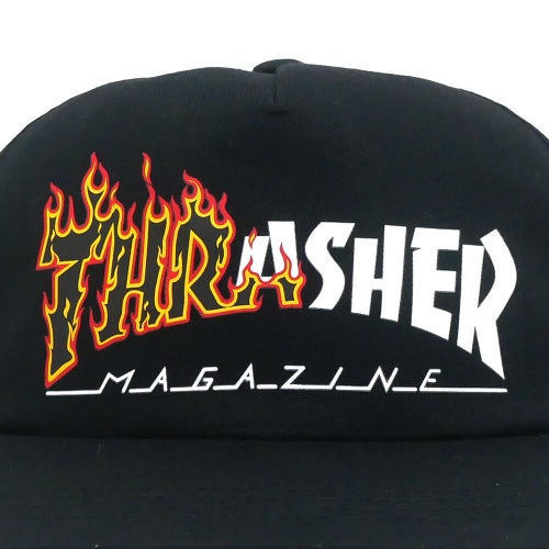 THRASHER CAP スラッシャー キャップ IGNITE SNAPBACK BLACK（US企画） スケートボード スケボー 4
