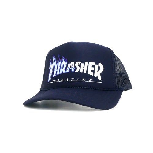 THRASHER MESHCAP スラッシャー メッシュキャップ IGNITE TRUCKER NAVY（US企画） スケートボード スケボー