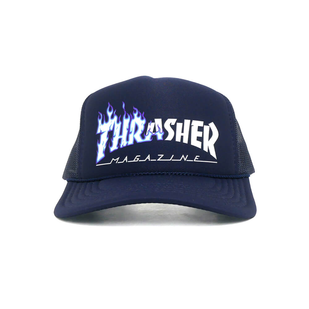 THRASHER MESHCAP スラッシャー メッシュキャップ IGNITE TRUCKER NAVY（US企画） スケートボード スケボー 1