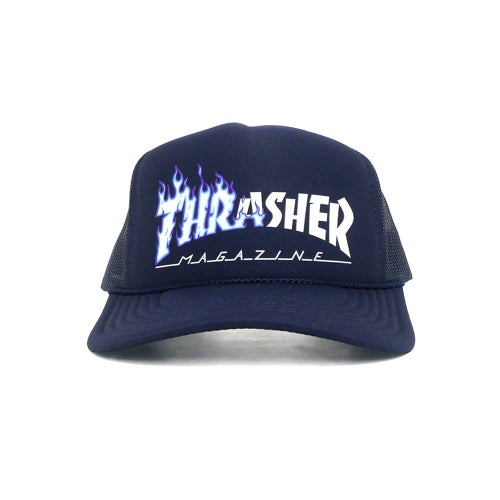 THRASHER MESHCAP スラッシャー メッシュキャップ IGNITE TRUCKER NAVY（US企画） スケートボード スケボー 1