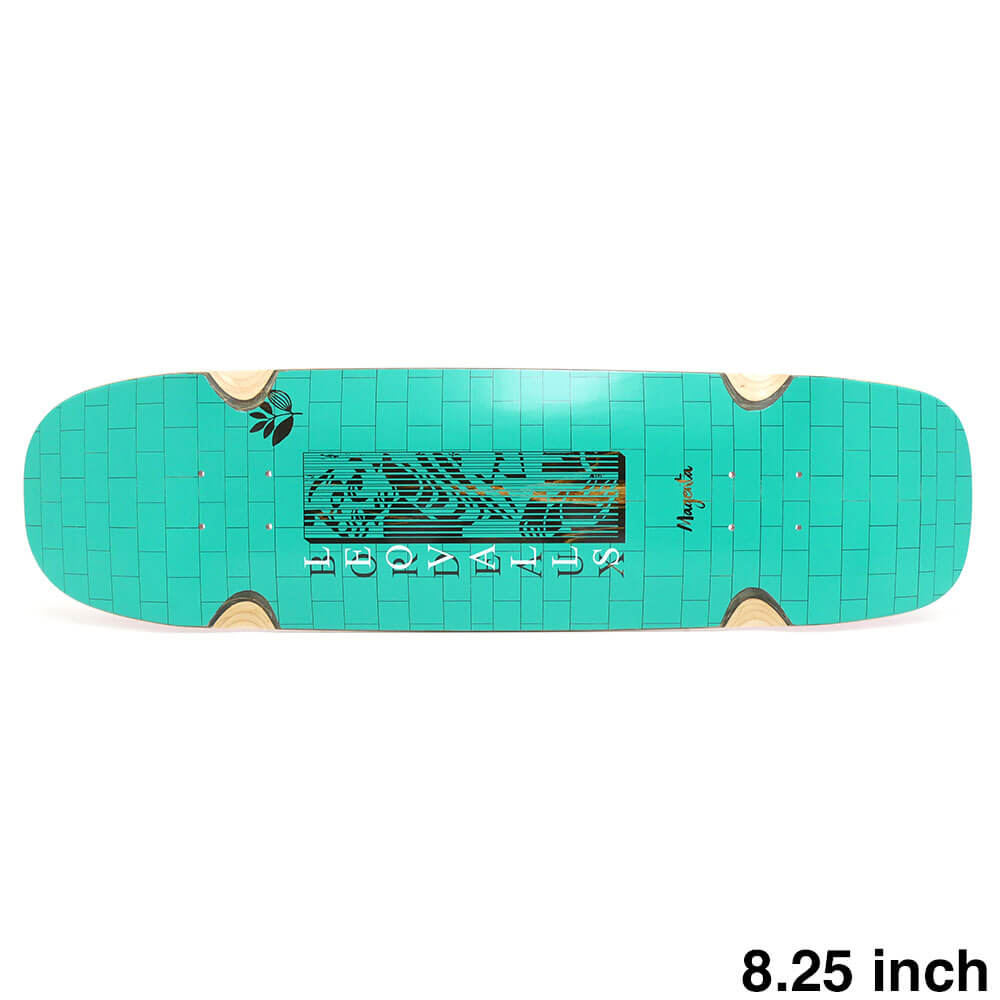 MAGENTA DECK マゼンタ デッキ LEO VALLS HOME BROWN STAIN 8.25 SQUARE SHAPE WHEEL WELLS スケートボード スケボー 1